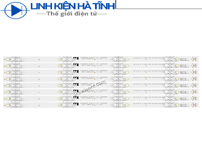 Bộ LED TIVI TCL 49P3 49P2 MỚI 100% BỘ 8 THANH, MỖI THANH 4 BÓNG 6V, DÀI 45,4cm